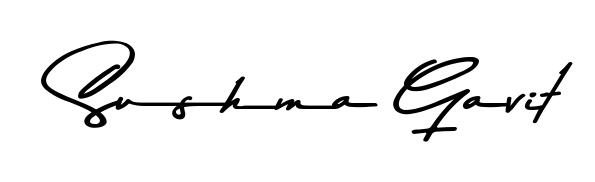 An effortless, minimalist signature concept for Sushma Gavit using Asem Kandis PERSONAL USE design. Clean lines that look great on any document. Sushma Gavit signature style 9 images and pictures png