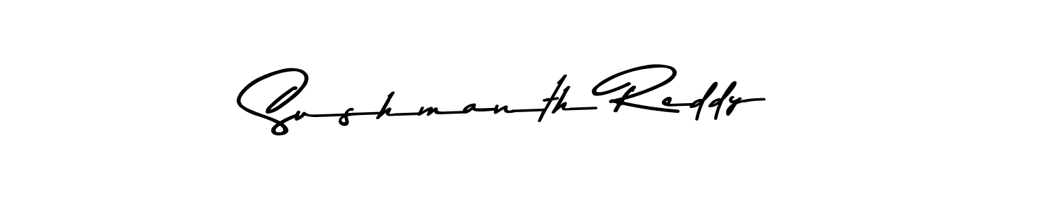 This is the best signature style for the Sushmanth Reddy name. Also you like these signature font (Asem Kandis PERSONAL USE). Mix name signature. Sushmanth Reddy signature style 9 images and pictures png