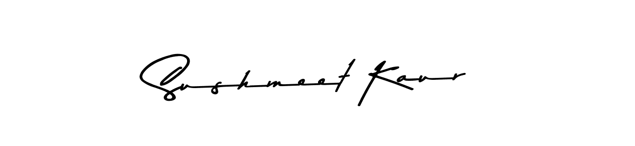 Asem Kandis PERSONAL USE is a professional signature style that is perfect for those who want to add a touch of class to their signature. It is also a great choice for those who want to make their signature more unique. Get Sushmeet Kaur name to fancy signature for free. Sushmeet Kaur signature style 9 images and pictures png