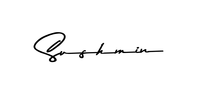 Also we have Sushmin name is the best signature style. Create professional handwritten signature collection using Asem Kandis PERSONAL USE autograph style. Sushmin signature style 9 images and pictures png