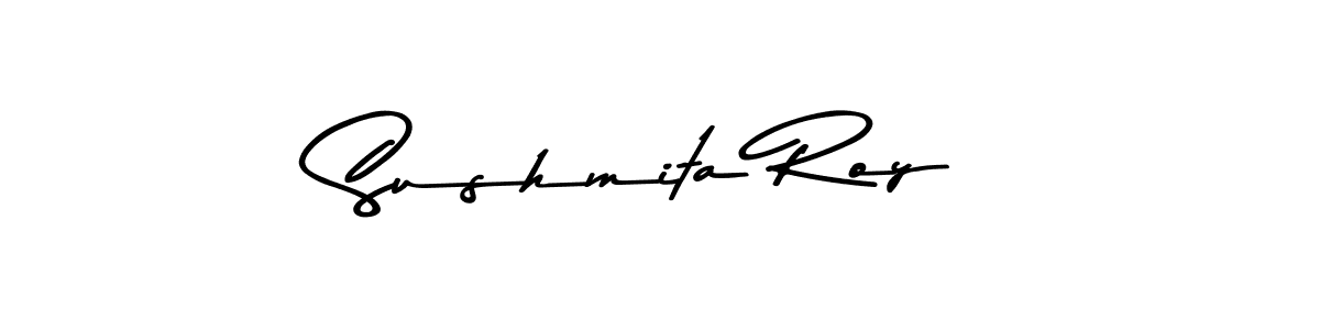 How to make Sushmita Roy name signature. Use Asem Kandis PERSONAL USE style for creating short signs online. This is the latest handwritten sign. Sushmita Roy signature style 9 images and pictures png