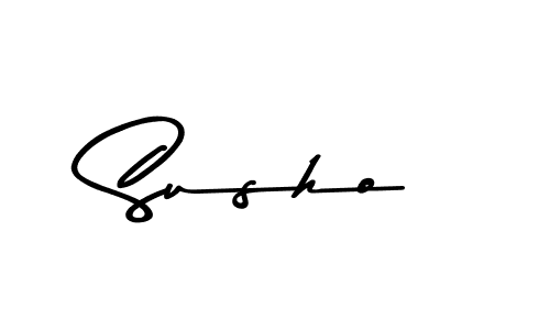 Design your own signature with our free online signature maker. With this signature software, you can create a handwritten (Asem Kandis PERSONAL USE) signature for name Susho. Susho signature style 9 images and pictures png