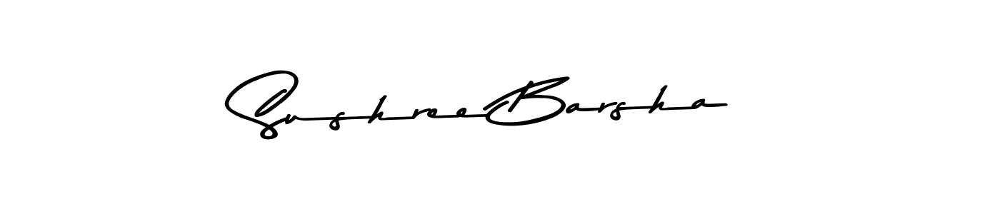 Make a beautiful signature design for name Sushree Barsha. Use this online signature maker to create a handwritten signature for free. Sushree Barsha signature style 9 images and pictures png