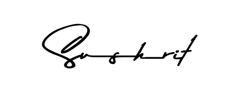 Express your personality with a custom Sushrit signature crafted with Asem Kandis PERSONAL USE typography. Free transparent PNG download available. Sushrit signature style 9 images and pictures png
