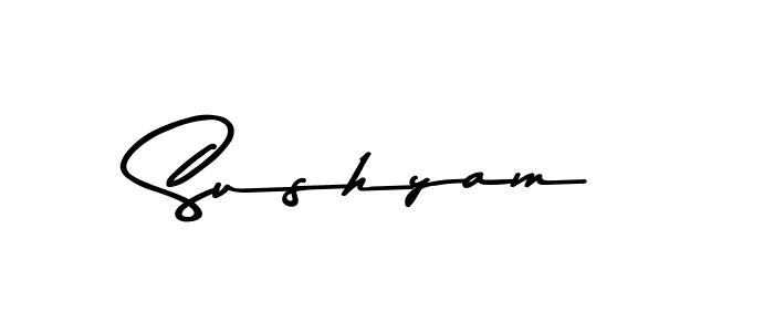if you are searching for the best signature style for your name Sushyam. so please give up your signature search. here we have designed multiple signature styles  using Asem Kandis PERSONAL USE. Sushyam signature style 9 images and pictures png