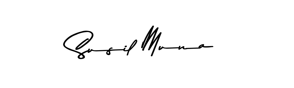 You should practise on your own different ways (Asem Kandis PERSONAL USE) to write your name (Susil Muna) in signature. don't let someone else do it for you. Susil Muna signature style 9 images and pictures png