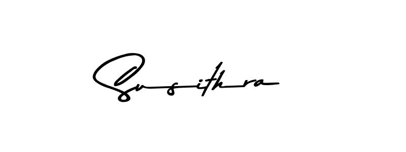 Make a beautiful signature design for name Susithra. With this signature (Asem Kandis PERSONAL USE) style, you can create a handwritten signature for free. Susithra signature style 9 images and pictures png