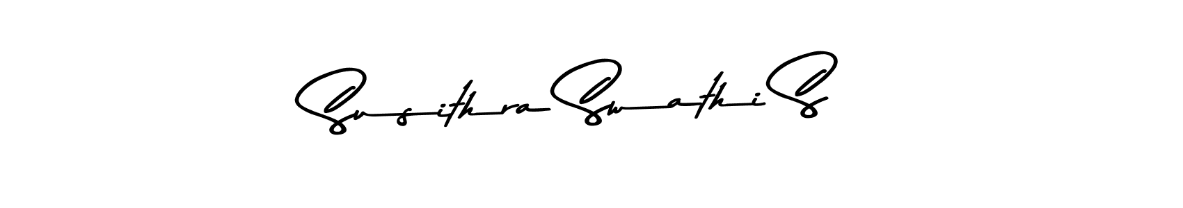 Make a beautiful signature design for name Susithra Swathi S. Use this online signature maker to create a handwritten signature for free. Susithra Swathi S signature style 9 images and pictures png