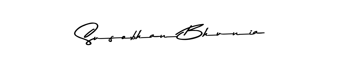 Also we have Susobhan Bhunia name is the best signature style. Create professional handwritten signature collection using Asem Kandis PERSONAL USE autograph style. Susobhan Bhunia signature style 9 images and pictures png