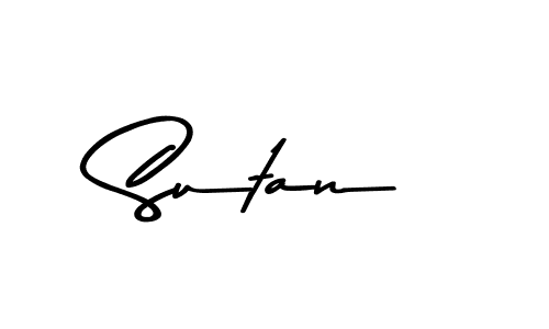 Sutan stylish signature style. Best Handwritten Sign (Asem Kandis PERSONAL USE) for my name. Handwritten Signature Collection Ideas for my name Sutan. Sutan signature style 9 images and pictures png