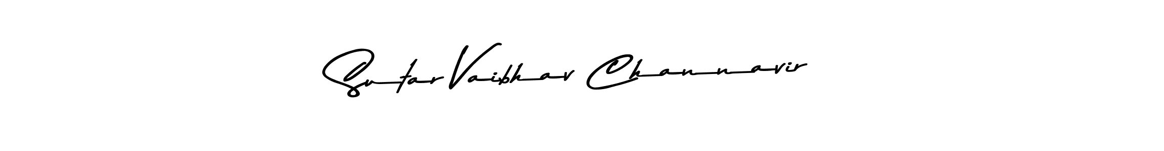 if you are searching for the best signature style for your name Sutar Vaibhav Channavir. so please give up your signature search. here we have designed multiple signature styles  using Asem Kandis PERSONAL USE. Sutar Vaibhav Channavir signature style 9 images and pictures png