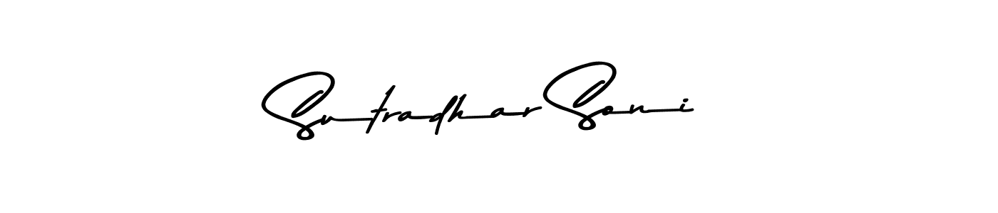 Sutradhar Soni stylish signature style. Best Handwritten Sign (Asem Kandis PERSONAL USE) for my name. Handwritten Signature Collection Ideas for my name Sutradhar Soni. Sutradhar Soni signature style 9 images and pictures png