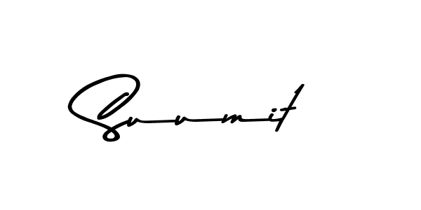 Use a signature maker to create a handwritten signature online. With this signature software, you can design (Asem Kandis PERSONAL USE) your own signature for name Suumit. Suumit signature style 9 images and pictures png