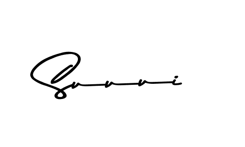 How to make Suuui name signature. Use Asem Kandis PERSONAL USE style for creating short signs online. This is the latest handwritten sign. Suuui signature style 9 images and pictures png