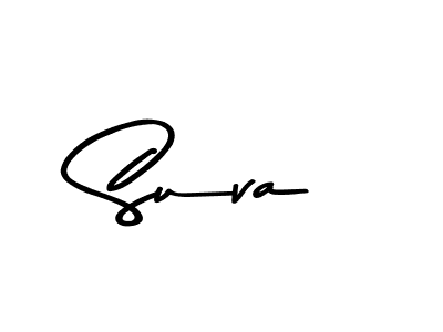 Create a beautiful signature design for name Suva. With this signature (Asem Kandis PERSONAL USE) fonts, you can make a handwritten signature for free. Suva signature style 9 images and pictures png