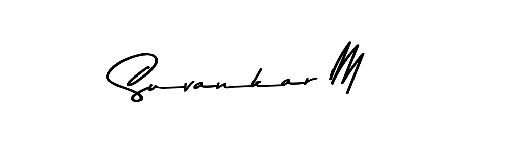Here are the top 10 professional signature styles for the name Suvankar M. These are the best autograph styles you can use for your name. Suvankar M signature style 9 images and pictures png