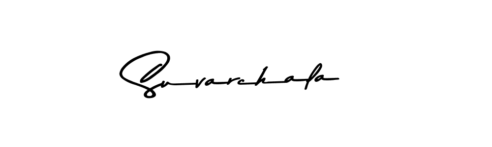 How to make Suvarchala signature? Asem Kandis PERSONAL USE is a professional autograph style. Create handwritten signature for Suvarchala name. Suvarchala signature style 9 images and pictures png