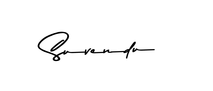 Design your own signature with our free online signature maker. With this signature software, you can create a handwritten (Asem Kandis PERSONAL USE) signature for name Suvendu. Suvendu signature style 9 images and pictures png