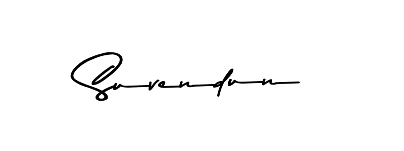 How to make Suvendun signature? Asem Kandis PERSONAL USE is a professional autograph style. Create handwritten signature for Suvendun name. Suvendun signature style 9 images and pictures png