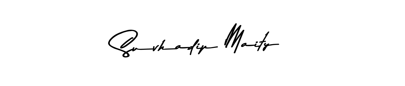 Make a beautiful signature design for name Suvhadip Maity. With this signature (Asem Kandis PERSONAL USE) style, you can create a handwritten signature for free. Suvhadip Maity signature style 9 images and pictures png