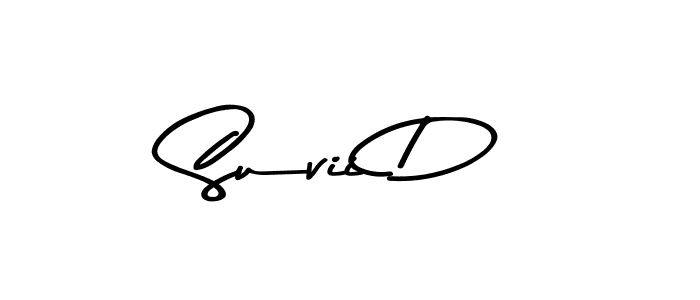 Create a beautiful signature design for name Suvii D. With this signature (Asem Kandis PERSONAL USE) fonts, you can make a handwritten signature for free. Suvii D signature style 9 images and pictures png