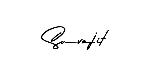 How to make Suvojit signature? Asem Kandis PERSONAL USE is a professional autograph style. Create handwritten signature for Suvojit name. Suvojit signature style 9 images and pictures png