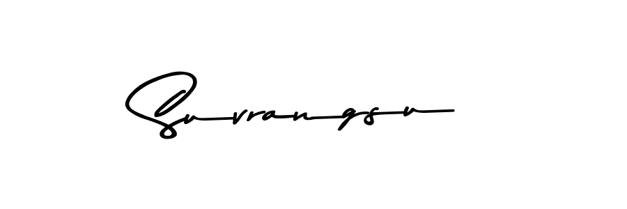 Use a signature maker to create a handwritten signature online. With this signature software, you can design (Asem Kandis PERSONAL USE) your own signature for name Suvrangsu. Suvrangsu signature style 9 images and pictures png