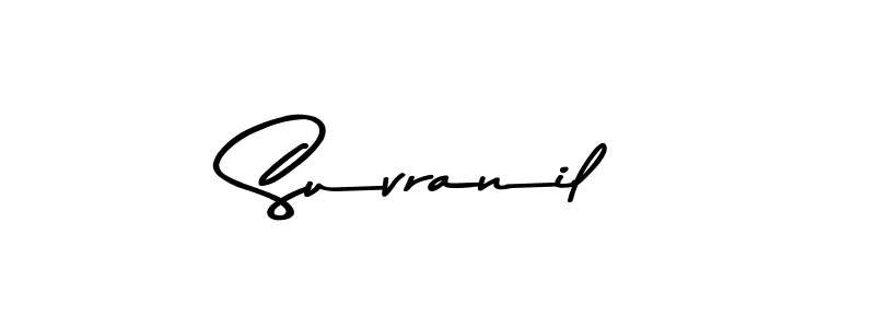 Make a beautiful signature design for name Suvranil. Use this online signature maker to create a handwritten signature for free. Suvranil signature style 9 images and pictures png