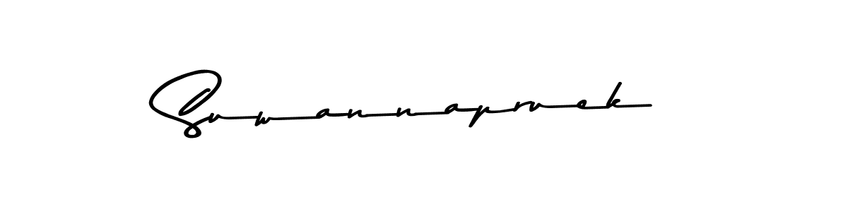 Suwannapruek stylish signature style. Best Handwritten Sign (Asem Kandis PERSONAL USE) for my name. Handwritten Signature Collection Ideas for my name Suwannapruek. Suwannapruek signature style 9 images and pictures png