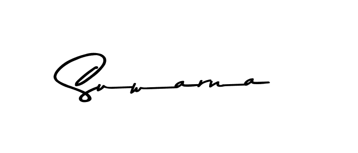 You should practise on your own different ways (Asem Kandis PERSONAL USE) to write your name (Suwarna) in signature. don't let someone else do it for you. Suwarna signature style 9 images and pictures png