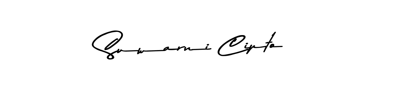 Also You can easily find your signature by using the search form. We will create Suwarni Cipto name handwritten signature images for you free of cost using Asem Kandis PERSONAL USE sign style. Suwarni Cipto signature style 9 images and pictures png