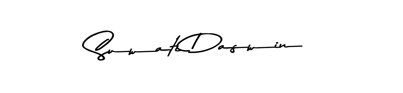 This is the best signature style for the Suwati Daswin name. Also you like these signature font (Asem Kandis PERSONAL USE). Mix name signature. Suwati Daswin signature style 9 images and pictures png