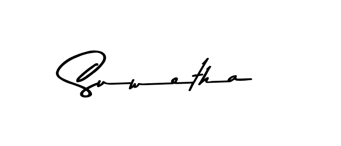 How to make Suwetha signature? Asem Kandis PERSONAL USE is a professional autograph style. Create handwritten signature for Suwetha name. Suwetha signature style 9 images and pictures png