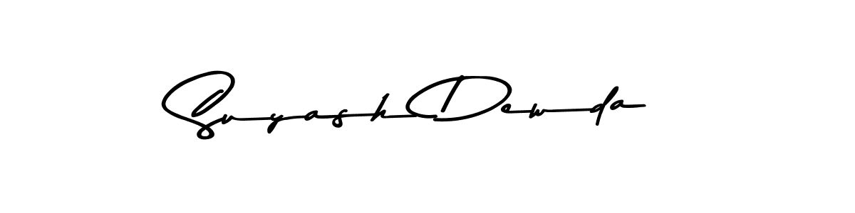 Also we have Suyash Dewda name is the best signature style. Create professional handwritten signature collection using Asem Kandis PERSONAL USE autograph style. Suyash Dewda signature style 9 images and pictures png