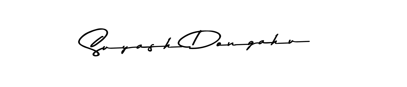 Design your own signature with our free online signature maker. With this signature software, you can create a handwritten (Asem Kandis PERSONAL USE) signature for name Suyash Dongahu. Suyash Dongahu signature style 9 images and pictures png