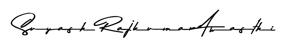 Build your personal autograph collection for name Suyash Rajkumar Awasthi with Asem Kandis PERSONAL USE design. Browse, select, and save your favorites. Suyash Rajkumar Awasthi signature style 9 images and pictures png