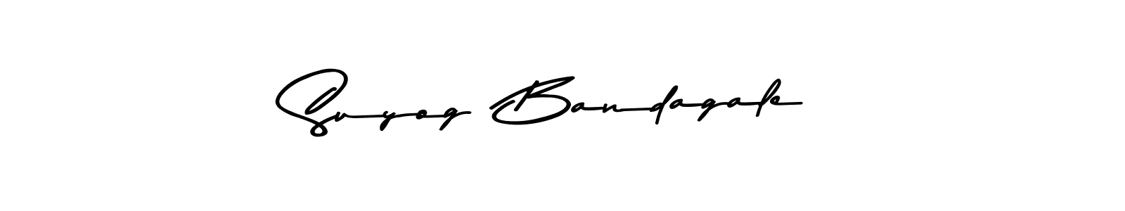 Suyog  Bandagale stylish signature style. Best Handwritten Sign (Asem Kandis PERSONAL USE) for my name. Handwritten Signature Collection Ideas for my name Suyog  Bandagale. Suyog  Bandagale signature style 9 images and pictures png
