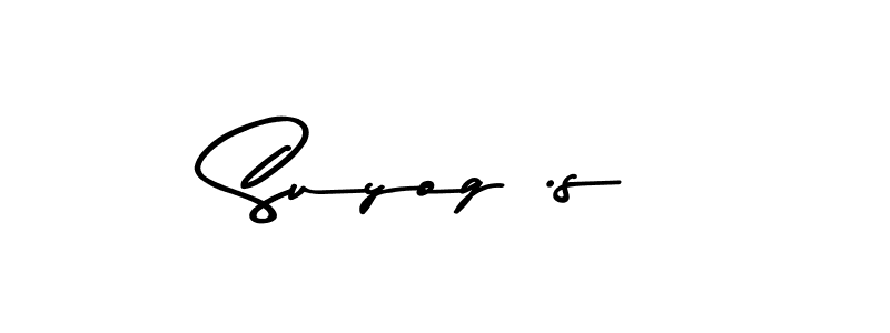 The best way (Asem Kandis PERSONAL USE) to make a short signature is to pick only two or three words in your name. The name Suyog .s include a total of six letters. For converting this name. Suyog .s signature style 9 images and pictures png