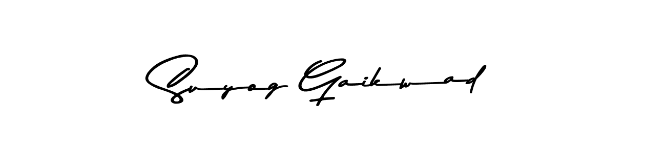 Similarly Asem Kandis PERSONAL USE is the best handwritten signature design. Signature creator online .You can use it as an online autograph creator for name Suyog Gaikwad. Suyog Gaikwad signature style 9 images and pictures png