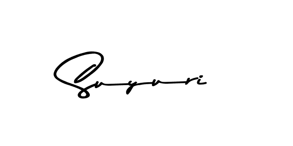 You should practise on your own different ways (Asem Kandis PERSONAL USE) to write your name (Suyuri) in signature. don't let someone else do it for you. Suyuri signature style 9 images and pictures png