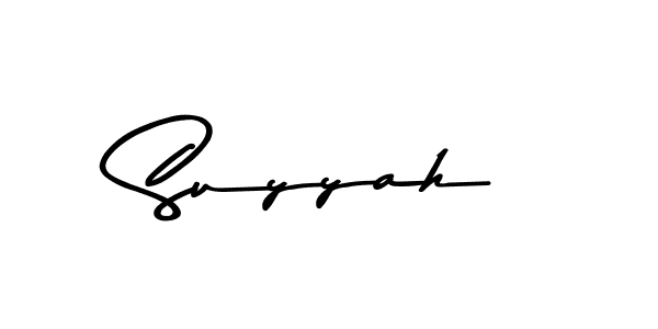 Suyyah stylish signature style. Best Handwritten Sign (Asem Kandis PERSONAL USE) for my name. Handwritten Signature Collection Ideas for my name Suyyah. Suyyah signature style 9 images and pictures png