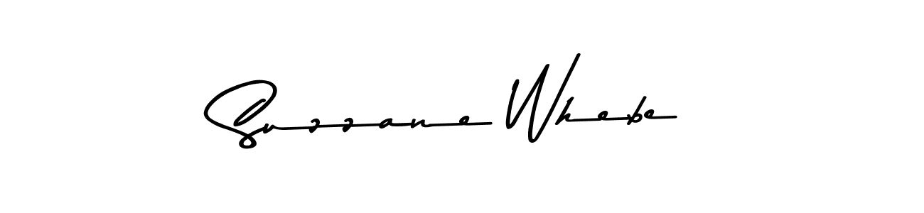 The best way (Asem Kandis PERSONAL USE) to make a short signature is to pick only two or three words in your name. The name Suzzane Whebe include a total of six letters. For converting this name. Suzzane Whebe signature style 9 images and pictures png