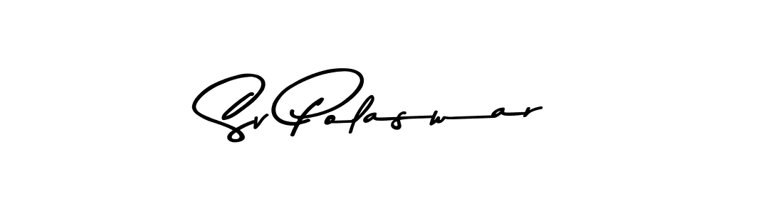 Make a beautiful signature design for name Sv Polaswar. Use this online signature maker to create a handwritten signature for free. Sv Polaswar signature style 9 images and pictures png