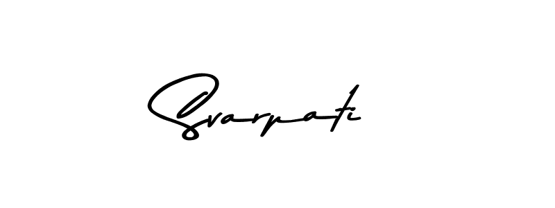 How to make Svarpati signature? Asem Kandis PERSONAL USE is a professional autograph style. Create handwritten signature for Svarpati name. Svarpati signature style 9 images and pictures png