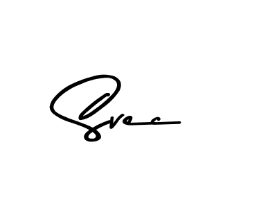 The best way (Asem Kandis PERSONAL USE) to make a short signature is to pick only two or three words in your name. The name Svec include a total of six letters. For converting this name. Svec signature style 9 images and pictures png