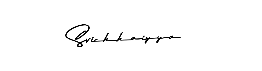 Make a beautiful signature design for name Svichhaiyya. With this signature (Asem Kandis PERSONAL USE) style, you can create a handwritten signature for free. Svichhaiyya signature style 9 images and pictures png