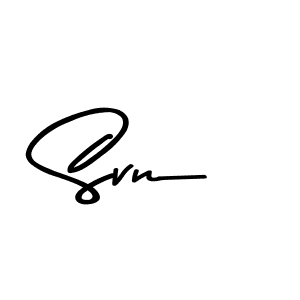 Make a beautiful signature design for name Svn. With this signature (Asem Kandis PERSONAL USE) style, you can create a handwritten signature for free. Svn signature style 9 images and pictures png