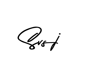 Design your own signature with our free online signature maker. With this signature software, you can create a handwritten (Asem Kandis PERSONAL USE) signature for name Svsj. Svsj signature style 9 images and pictures png