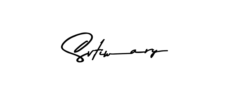 Svtiwary stylish signature style. Best Handwritten Sign (Asem Kandis PERSONAL USE) for my name. Handwritten Signature Collection Ideas for my name Svtiwary. Svtiwary signature style 9 images and pictures png