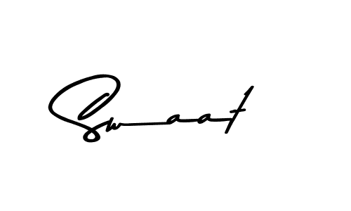 How to make Swaat signature? Asem Kandis PERSONAL USE is a professional autograph style. Create handwritten signature for Swaat name. Swaat signature style 9 images and pictures png